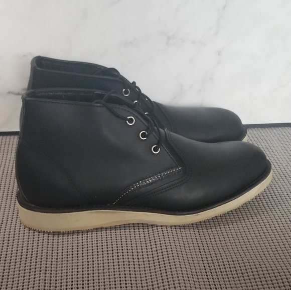 Red Wing Shoes Other - Red Wing Chukka 3148 Men Black Chrome Leather Boots Size 10.5